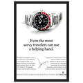 Rolex GMT Master Travel Vintage Poster Ad
