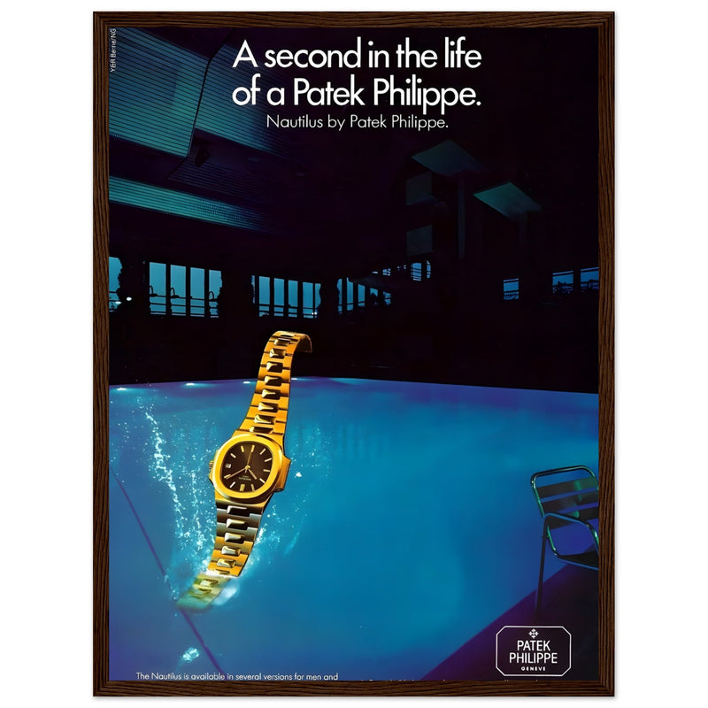 Patek Philippe A Second In the Life Vintage Poster